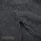 1950's HERCULES BLACK CHAMBRAY SHIRT / ELBOW PATCHES...