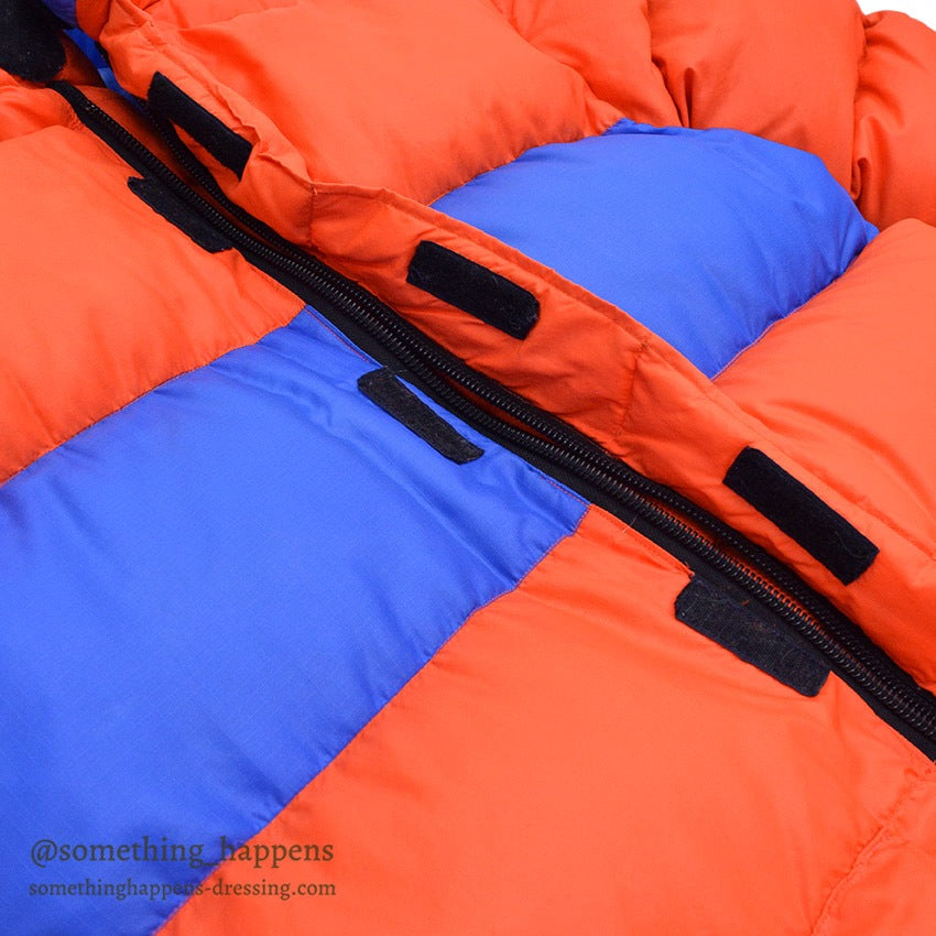 1970's MARMOT MOUNTAIN WORKS DOWN JACKET / TWO-TONE... M