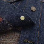 1960s LEVI'S 70505-0317 BIG E DENIM JACKET BLANKET / Transition Period ... 44
