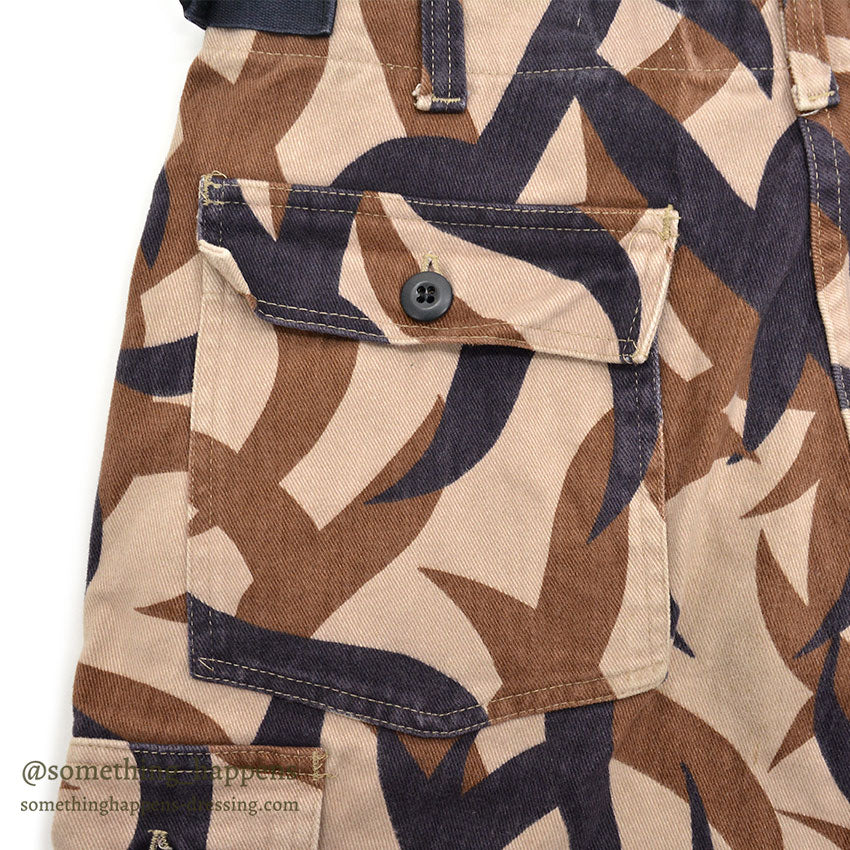 1990's BRIGADE QUARTERMASTERS ASAT CAMO PANTS / THICK COTTON... MR
