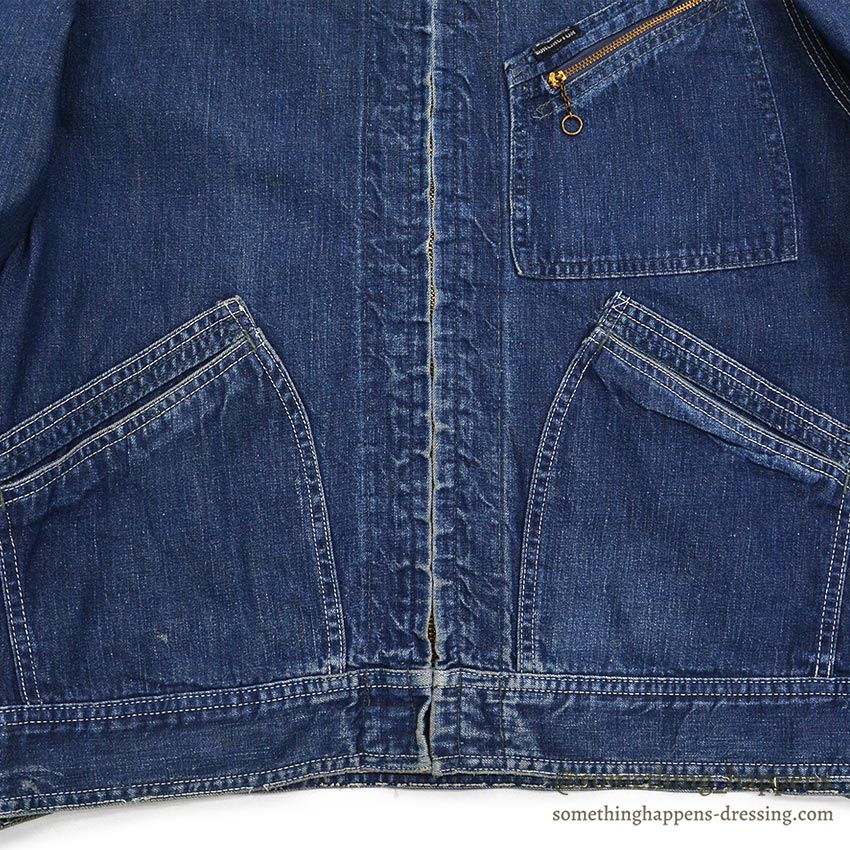 ~1960's BURLINGTON TYPE 91-B DENIM JACKET ... 40
