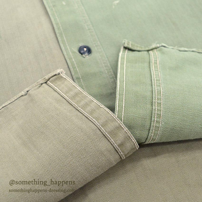 1940's WASHINGTON DEE CEE TWO-TONE HBT SHIRT / EXTREMELY RARE ...