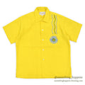 1960's DEADSTOCK CRESTMONT FLOWER EMBROIDERY S/S SHIRT ... M