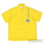 1960's DEADSTOCK CRESTMONT FLOWER EMBROIDERY S/S SHIRT ... M