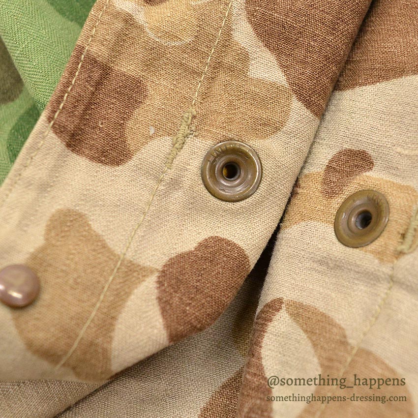 1940's U.S.M.C. WW2 P-44 DUCK HUNTER CAMO TWO-TONE HBT JACKET / MINT CONDITION ... 38