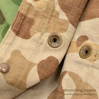 1940's U.S.M.C. WW2 P-44 DUCK HUNTER CAMO TWO-TONE HBT JACKET / MINT CONDITION ... 38