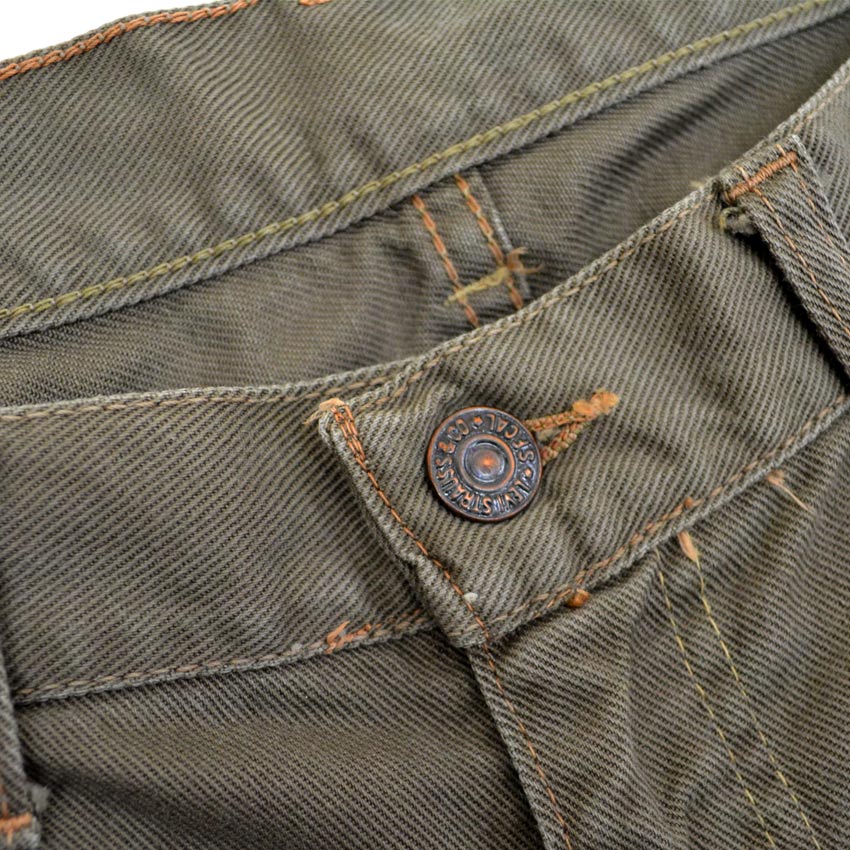 60's Levi's 800D BIG-E Twill Pants... Actual measurements: W35.5 x L31