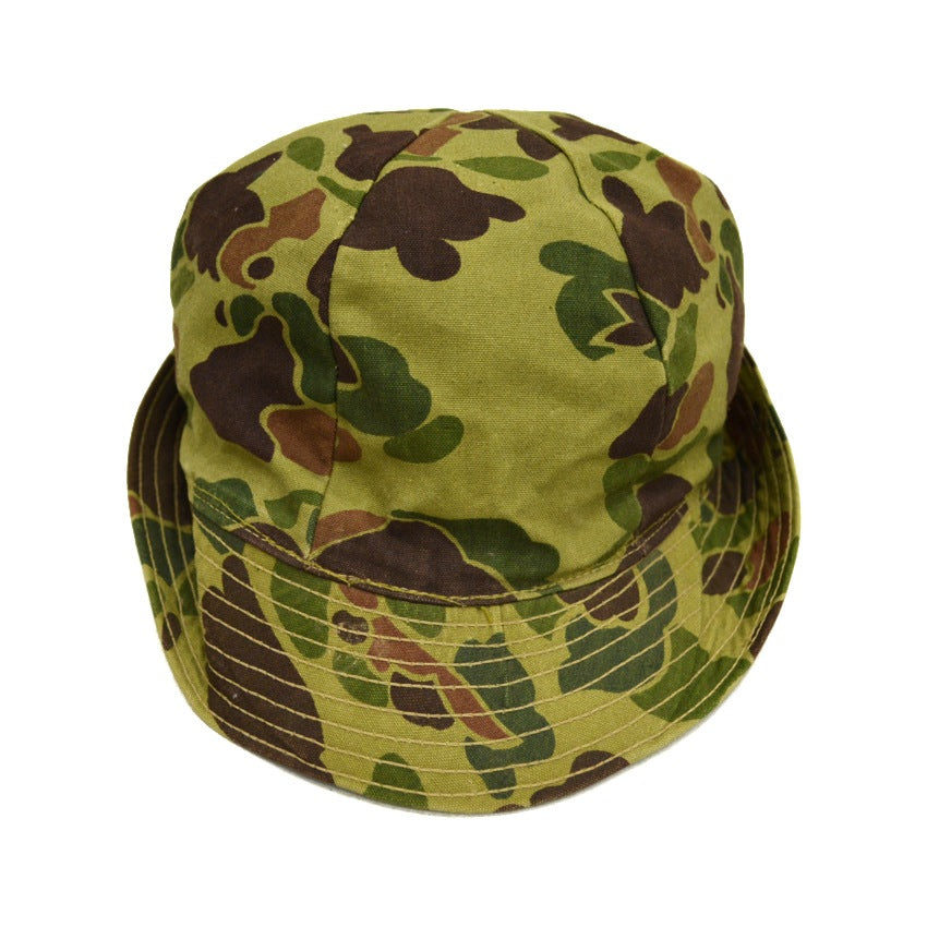 70's Duxbak Duck Hunter Camo Hunting Hat... 71/2