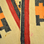 ~1940s Navajo Rug Saddle Blanket 45cm x 98cm...