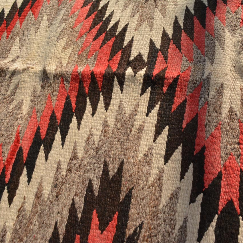 ~1930's Navajo Rug 'Eye dazzler' 2...90cm×154cm