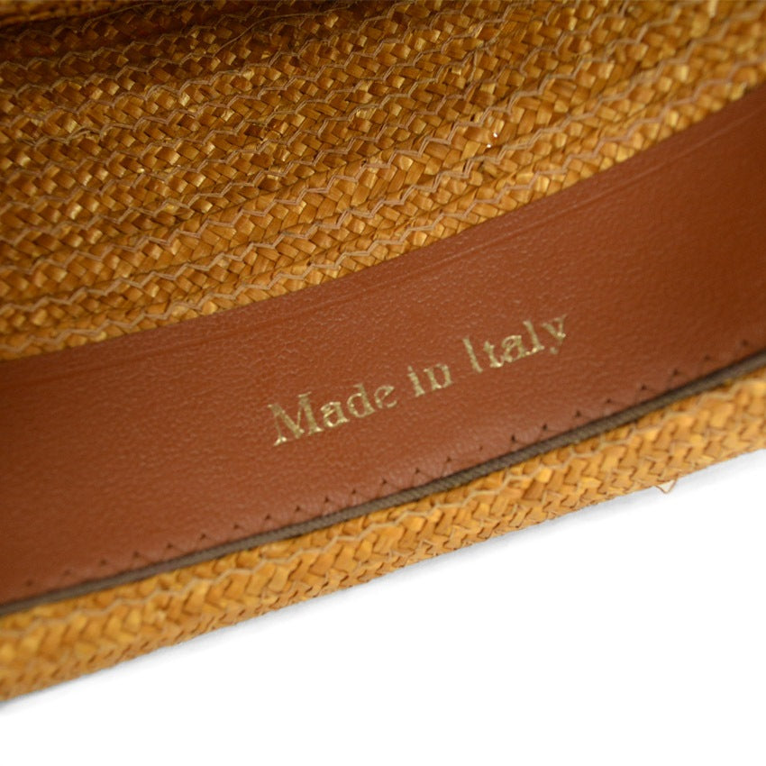 50's〜 Old ストローハット Made in Italy ... 71/2