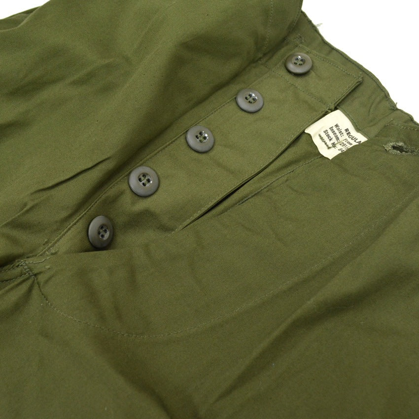 60's U.S.ARMY デッドストック ジャングルファティーグ パンツ ノンリップ ... S-R