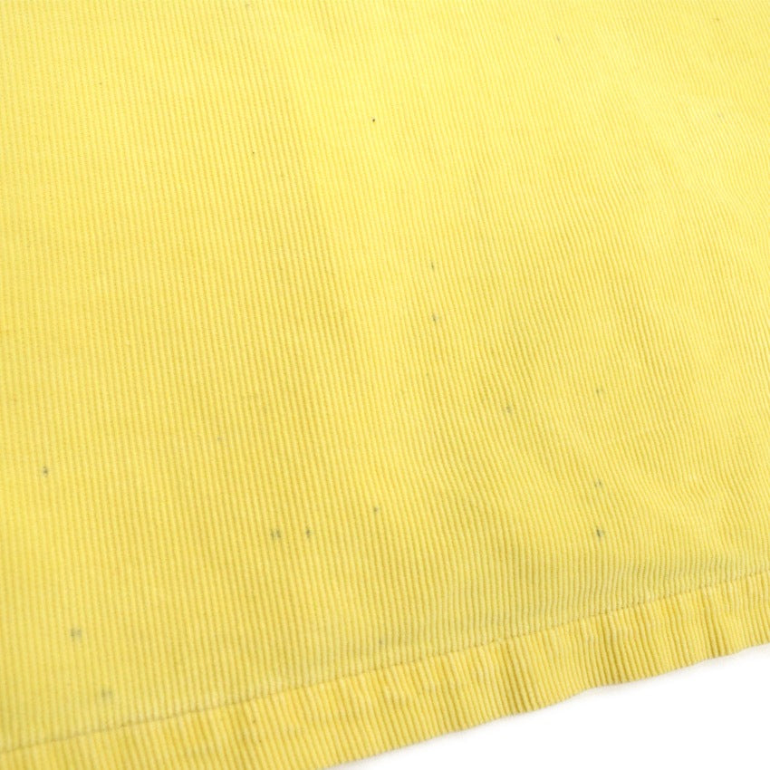50's Arrow Lemon Yellow Corduroy Box Shirt ... ML