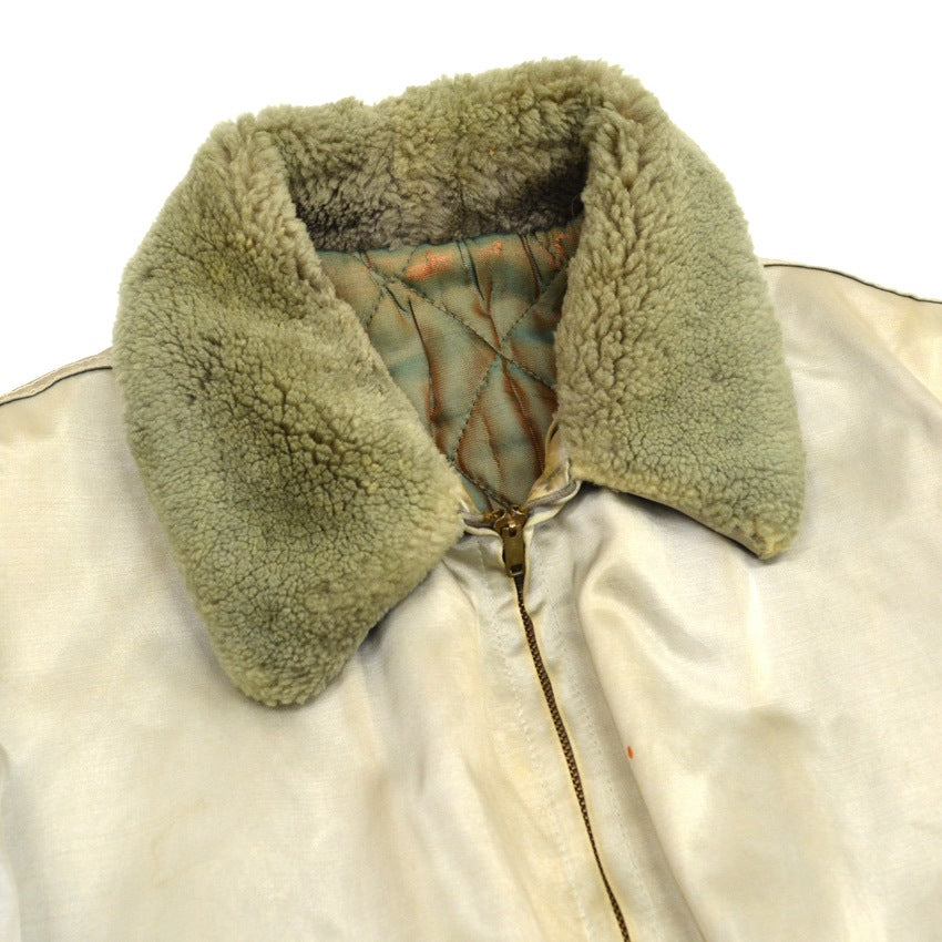 50's B-15 Type Silver Satin Jacket ...As-Is