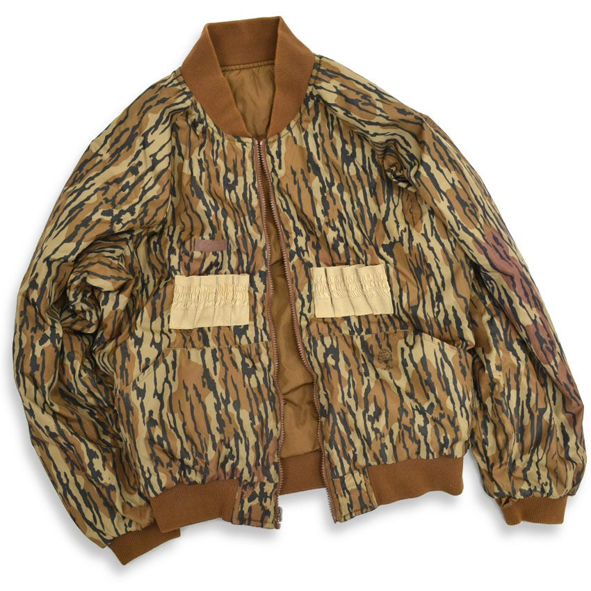80s Columbia Bottomland Camo Nylon Reversible Jacket... M