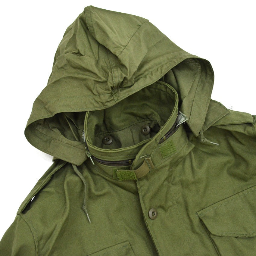 80's Deadstock USARMY M-65 OD 3rd Brass Zipper ... SR