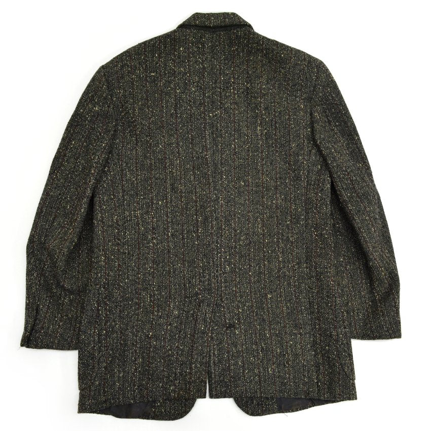 1950s University Town Salt and Pepper Wool Tailored Jacket...