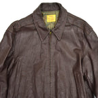 60's GOAT SKIN LEATHER TYPE A-2 JACKET ...