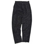 70's COTLER Fleck Pattern Black Wool Slacks...
