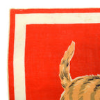 50s-style cat-themed kids' handkerchiefs, set of 3...