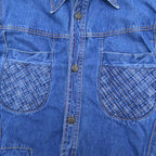 70's NATIONAL Denim Shirt, 70s Culture, Hippie... L