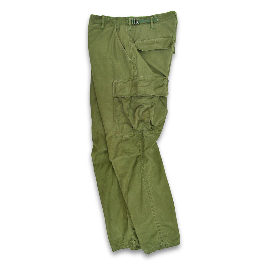 60's US ARMY Jungle Fatigue Pants, 1969 Modified... SMALL