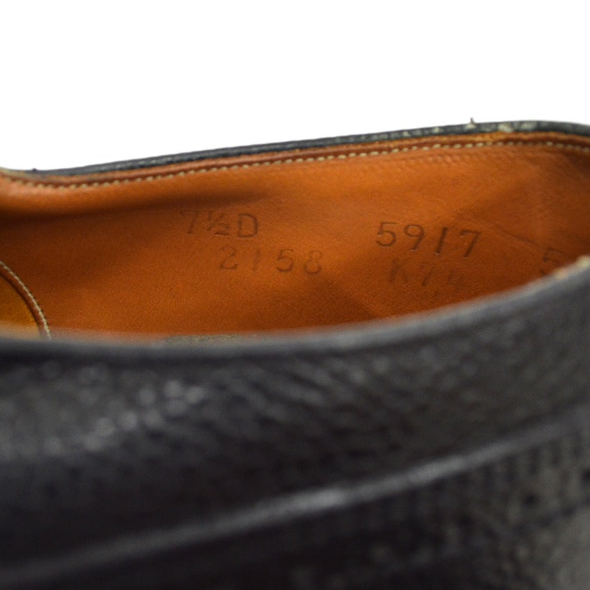 50's~ BOYD'S 'THREADNEEDLE STREET' Cap Toe Shoes... 71/2D