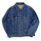 60's Levi's 70505 BIG-E Denim Jacket Cuff Cut!! ... Actual size 44