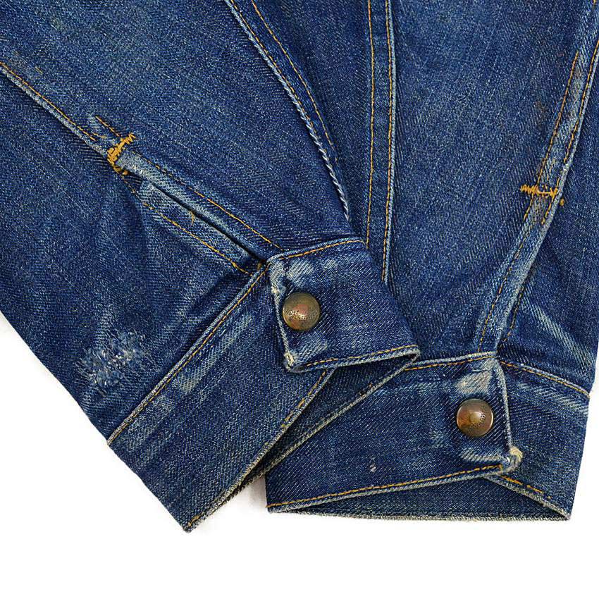 60's Wrangler 24MJZ Denim Jacket Dark... 44