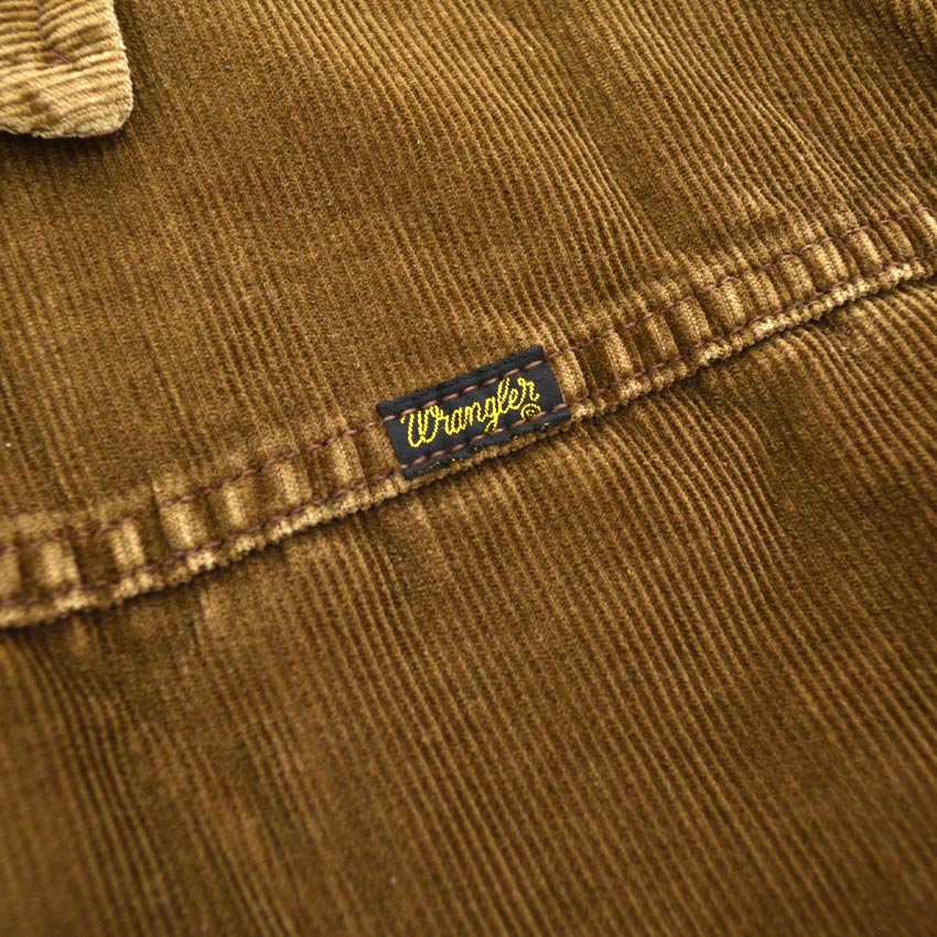 70's Wrangler Dark Brown Corduroy Jacket with Sherpa Liner... Size 46
