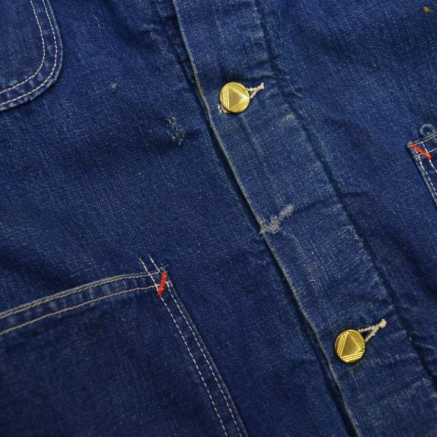 60's Sears Denim Chore Jacket with Blanket...