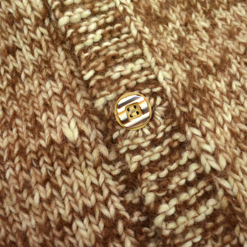 60's~ OLD HOMEMADE LONG SWEATER...