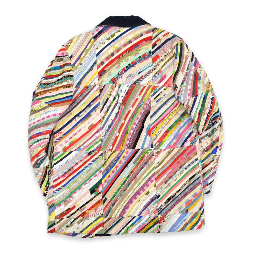 70's Homemade Scrap Quilt Jacket...