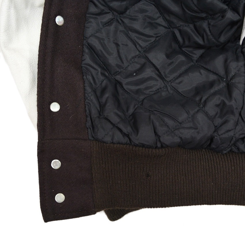 EMBROIDERY USA FULL PATCH VARSITY JACKET...S