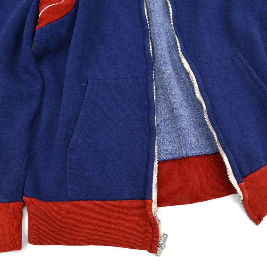 70's~ TWIN TOGS CREATION 2tone Zip Up Foodie... M