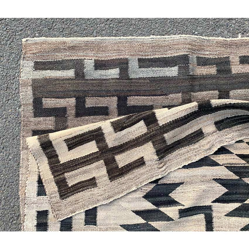 Circa 1920's Early Navajo Rug Whirling Logs Swastika 3 ...