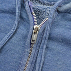 ~70's Faded Color Sweat Zip Up Hoodie with Separate Pockets...