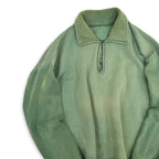 ~60's Faded Color Half Zip Sweatshirt...