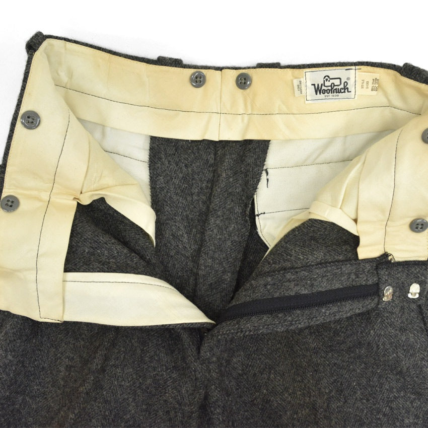 70's Deadstock WOOLRICH TWEED WOOL TROUSERS...W34