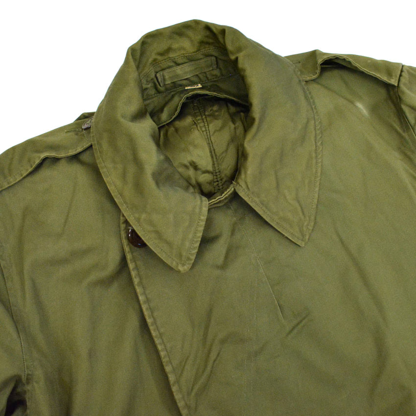 50's U.S.ARMY OVERCOAT COTTON O.G.107 CUTTER TAG付き ... S-R