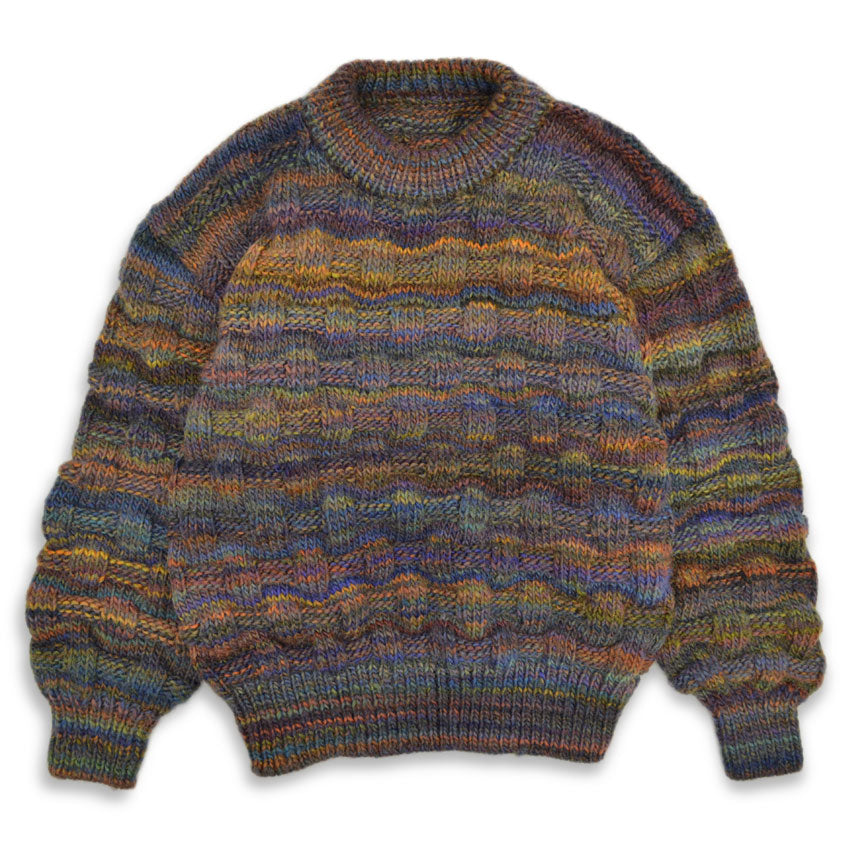 OLD HOMEMADE HANDKNIT WOOL SWEATER ...