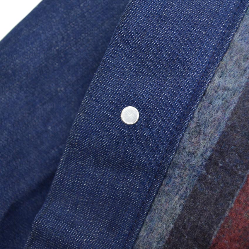 70's~ Deadstock Sears Work Leisure Denim Coverall with Blanket... L