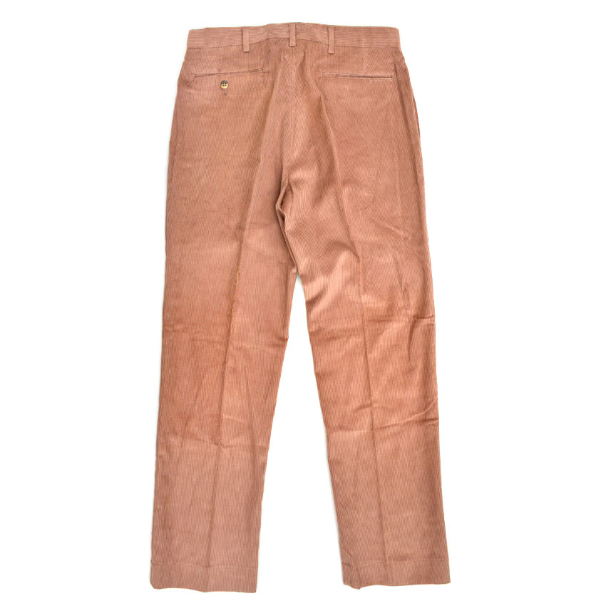 1990's Deadstock HAGGER Thick Pink Corduroy Slacks... W33 L32