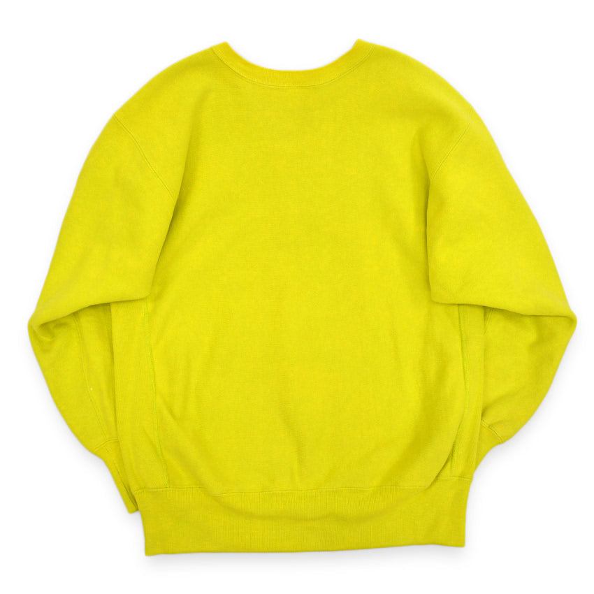 1990's Champion Reverse Weave Acid Green...XL