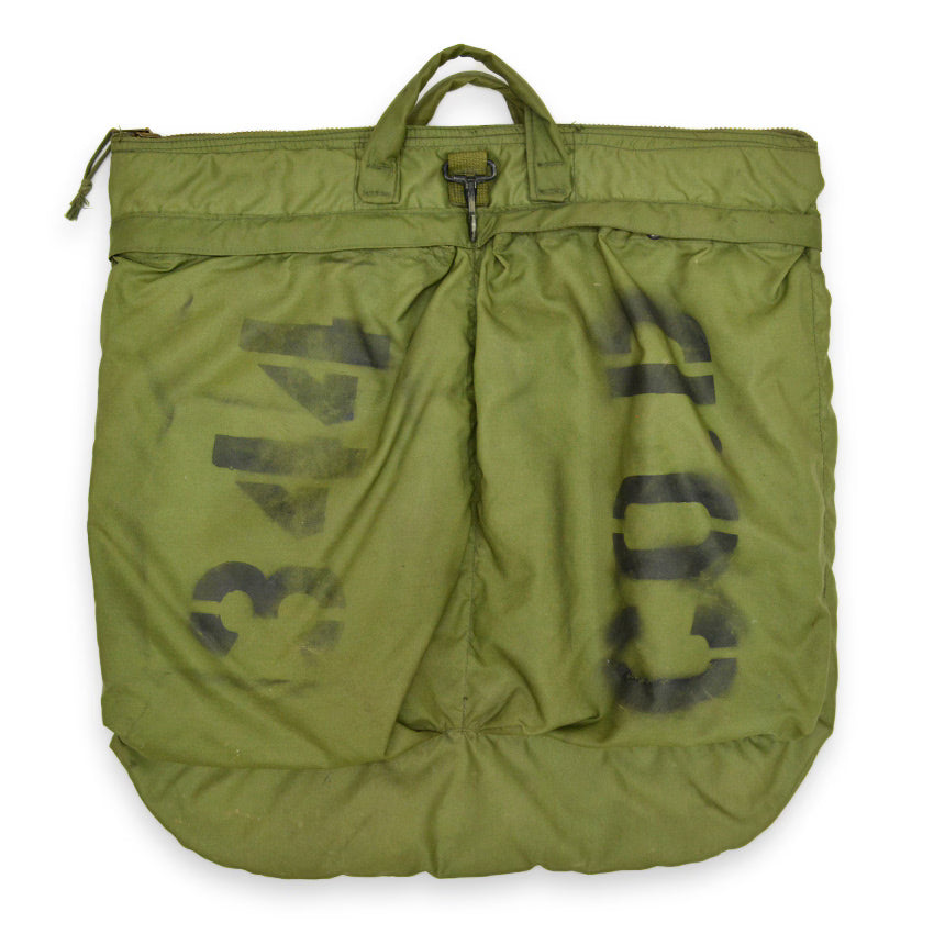 1980's USAF BAG, FLYER'S, HELMET STENCIL...