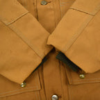 1970's~ DEADSTOCK CARHARTT BROWN DUCK HUNTING COAT...M