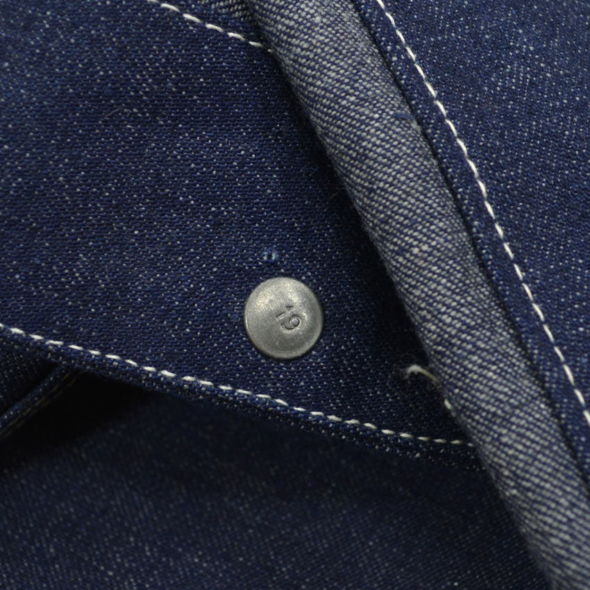 1950's DEADSTOCK OshKosh ENGINEER DENIM JACKET... 40