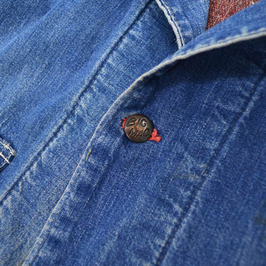 1960's BIGMAC DENIM COVERALL WITH BLANKET JUNK...