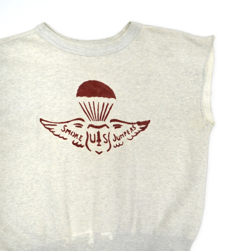 1950's PENNEY'S US SMOKE JUMPERS STENCIL SWEAT SHIRT... 40