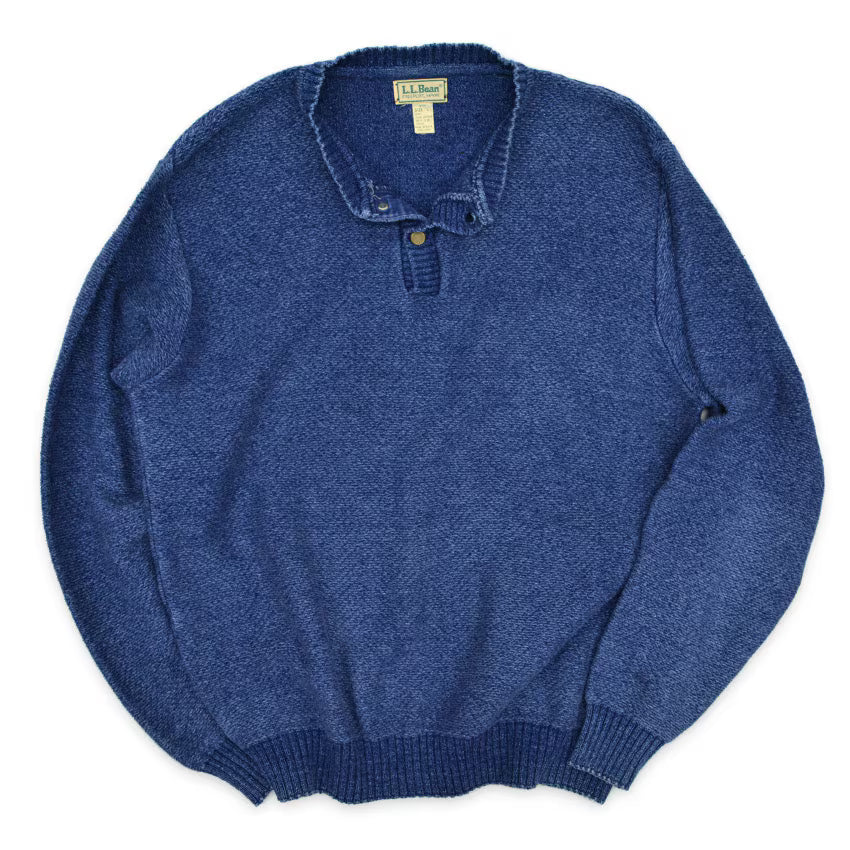 1980's LLBEAN INDIGO COTTON SWEATER...L